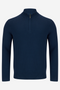 Benetti Ellis Indigo Qtr Zip Cotton Knit Jumper